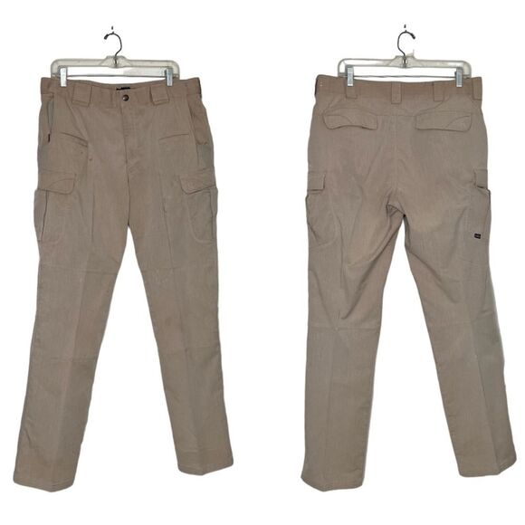 5.11 TACTICAL SERIES Pants Beige Ripstop Cargo Pockets Mens Size 36 x 36 - Picture 11 of 11